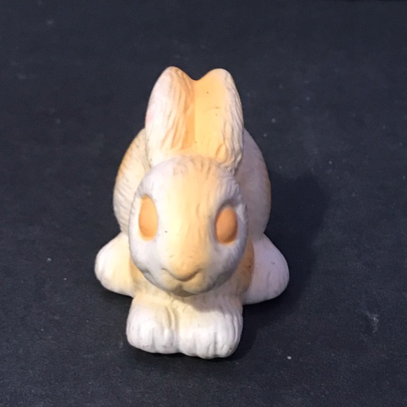 Vintage Rubber Bunny Rabbit Squeaky Toy Animal Toys Plus - Picture 1 of 8